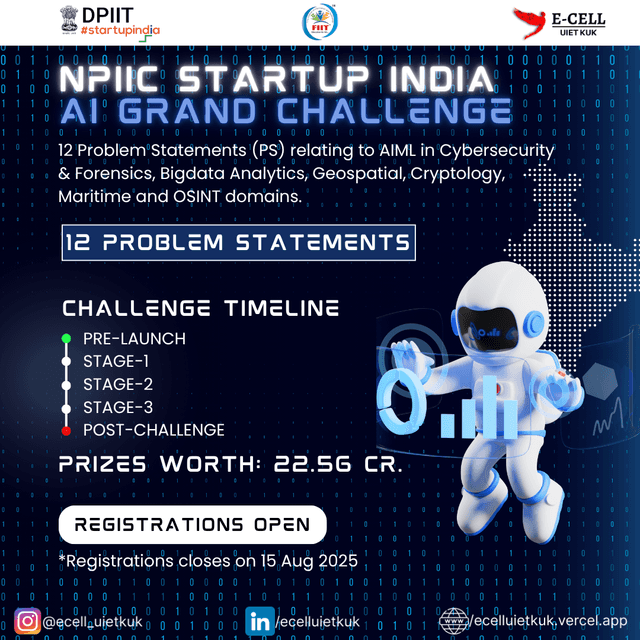 AI Grand Challenge - NPIIC STARTUP INDIA